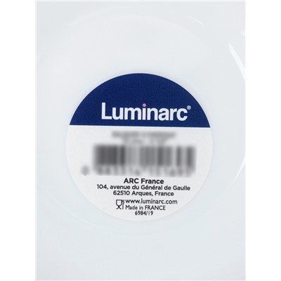 Салатники Luminarc EVERYDAY, 330 мл, d=12 см, набор 6 шт., стеклокерамика, белые