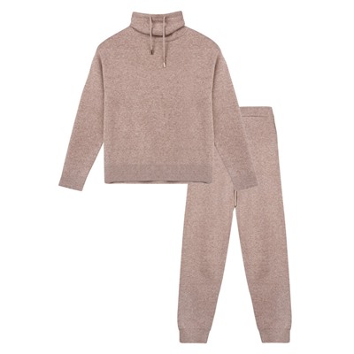 Комплект трикотажный для девочек: джемпер, брюки