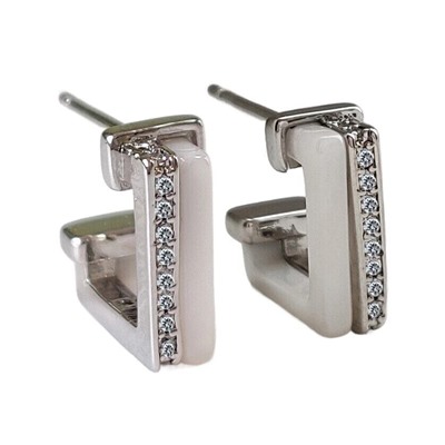 Серьги с керамикой