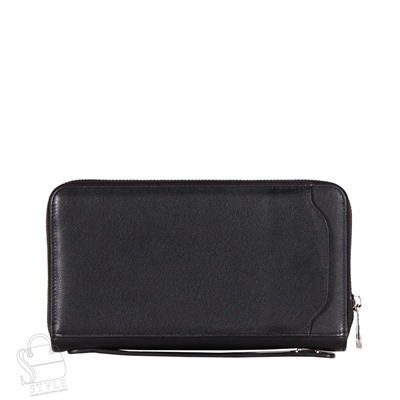 Клатч мужской кожаный 20911 black Pratero