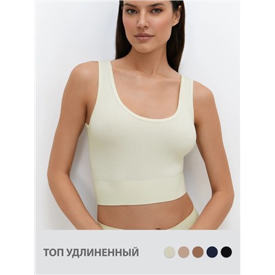 Omsa Топ БOmD_S Wafle 1242-01SS Майка "Toп" женская (топ удлиненный на широких бретелях), PA