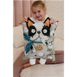 Наволочка декоративная декоративная Бульдог 32*32 НАТАЛИ, 1092527