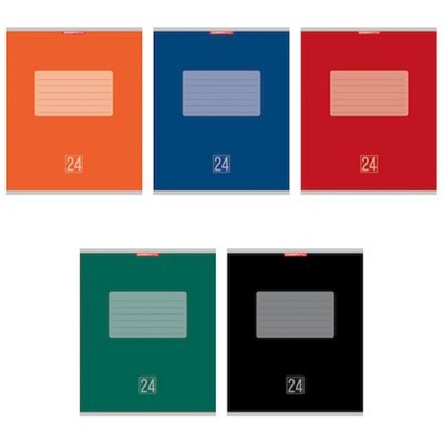 Тетрадь  24л линия "Однотон Микс" 15274/5 Academy style