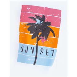 Свободная футболка  с авторским принтом