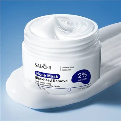 SADOER Белая маска от черных точек Nose Mask Blackhead Removal 30g