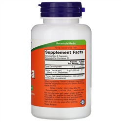 Now Foods, Юкка, 500 мг, 100 капсул