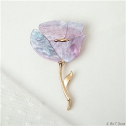 Брошь Магнолия / 3853-2 /уп 12/