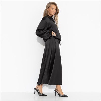 Комплект с юбкой атласный, Городская сказка (2 в 1)