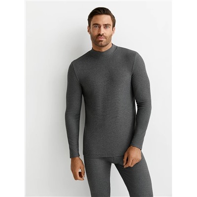 Omsa Лонгслив OmU 1624T RB Лонгслив стойка мужской "Термо"