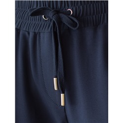 Прямые брюки из тонкого премиального футера с эластаном