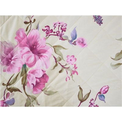 Постельное белье зима-лето из поплина с простыней на резинке - Джина