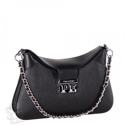 Сумка женская кожаная 6001Q black Polina&Eiterou