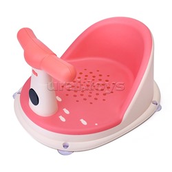 Детский стульчик - сиденье с термометром (розовый)