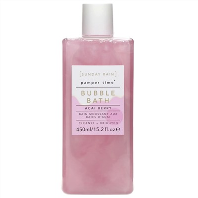 Sunday Rain, Pamper Time, Bubble Bath, Acai Berry, 15.2 fl oz (450 ml)