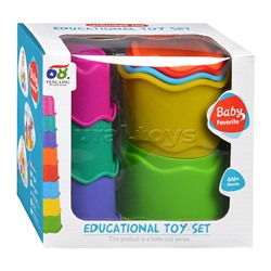 Пирамидка "Яркие волны" в коробке