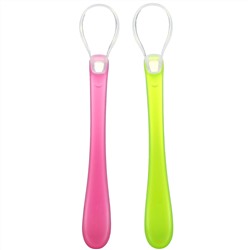 Green Sprouts, Feeding Spoons, 6-12 Months, Pink, 2 Pack