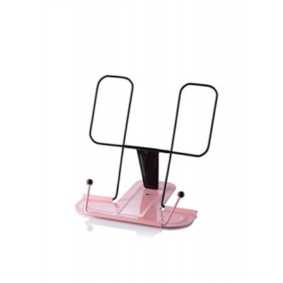 Подставка для книг металлическая розовая с регулируемым наклоном 2Г-07-01Р Глобус