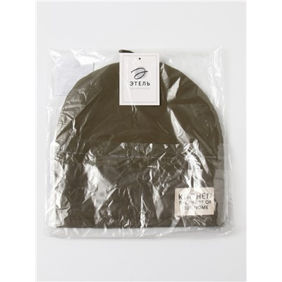 Грелка на чайник Этель Kitchen, 28×28 см, 100% хлопок, саржа 220 г/м², зелёная