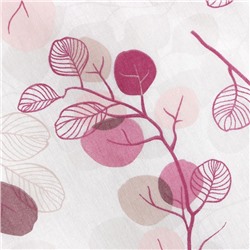 Пододеяльник 1.5-спальный «Экономь и Я. Эвкалипт», 147×210 см, розовый, бязь