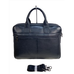 Сумка-портфель мужская из натуральной кожи, цвет чёрный