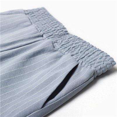 Брюки для девочки KAFTAN «Полоска», размер 30 (98-104 см), голубые