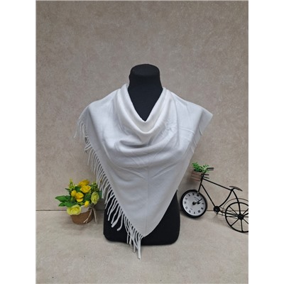 Платок из кашемира, цвет белый