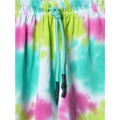 Комплект трикотажный для девочек: фуфайка (футболка), шорты