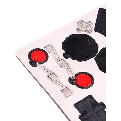 Уценка (вмятины на деталях) Конструктор 3D «Новогодний экспресс»