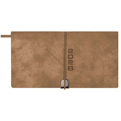 Еженедельник 2026 г. 95х175 мм 128 стр. 70395 "ТИВОЛИ ГЛОСС БЕЖЕВЫЙ" кожзам, застежка-рез. Феникс