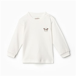 Лонгслив детский, рост 68 см, молочный