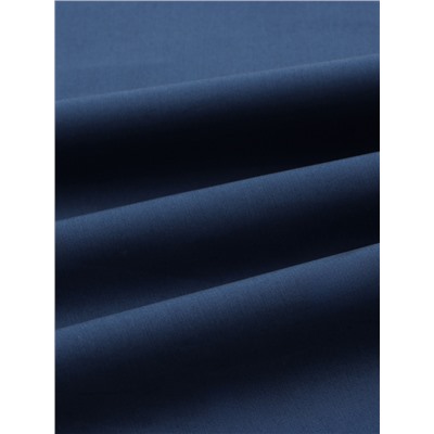 Простыня евро SL Home Percale 300ТС, 235×240 см, синяя, хлопок 100%