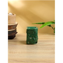 Аромалампа «Близнецы», 6.5×6.5×9 см, керамика, зелёная