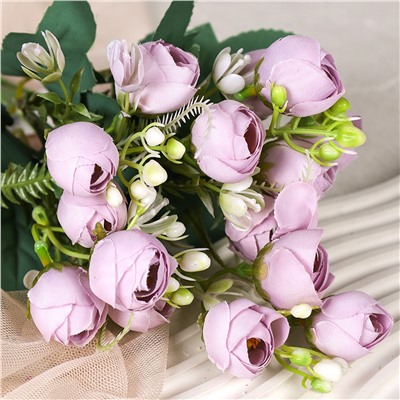 Цветок искусственный Букет роз 31 см / BR-31 /уп 600/