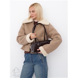 Сумка женская кожаная 6003LP coffee Polina&Eiterou