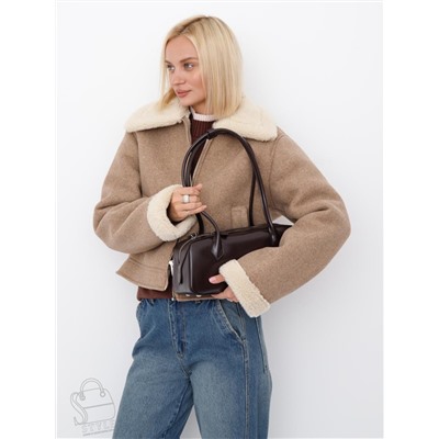 Сумка женская кожаная 6003LP coffee Polina&Eiterou