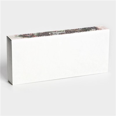 Коробка под 10 конфет «С Новым годом!», 9.8×22×3.5 см