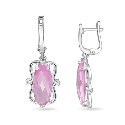 Серьги, морганит, Королева