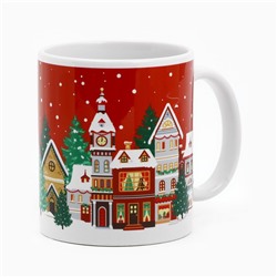 Подарочный набор новогодний «Тепло внутри, сказочно снаружи»: чайный домик, кружка, 20.5×20.5×10 см