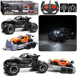 Машина "Вездеход с прицепом 1" р/у, 27 MHz, в коробке