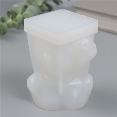 Молд силиконовый «Девушка с цветами на глазах» 10×8×6 см