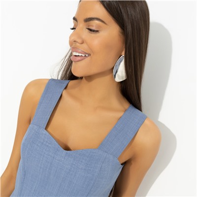 Топ приталенный, Безупречный силуэт (пасмурное небо)