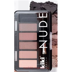 Kiki Тени для век shadow Nude 6 цветов тон 905 жемчужный розовый кремовый серый