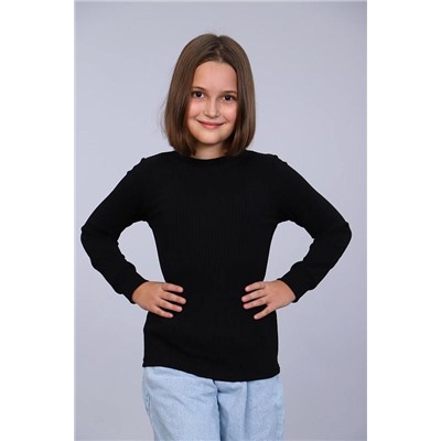 Лонгслив "Лойс" (Черный)