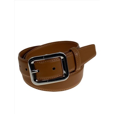 Ремень женский из натуральной кожи, цвет коричгнво-рыжий