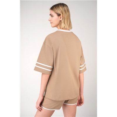 Женский костюм оверсайз из хлопка Happyfox