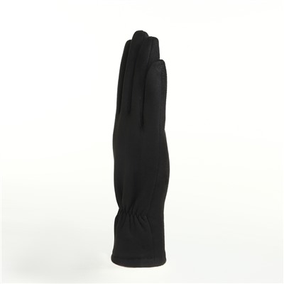 Перчатки женские, безразмерные, без утеплителя, чёрные