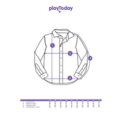Рубашка текстильная для мальчиков (regular fit)