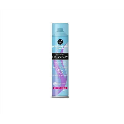 Professional Touch Лак для волос Pro Vitamin B5 Keratin Complex экстра сильная фиксация 265мл