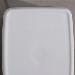 Контейнер для мусора «Камелия», 4 л, белый