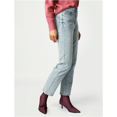 Прямые джинсы из эластичного денима